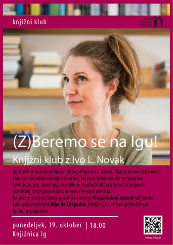 (Z)Beremo se na Igu! Knjižni klub z Ivo L. Novak