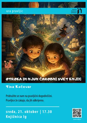 Ura pravljic Otroka in njun čarobni svet knjig (Tina Kočevar)