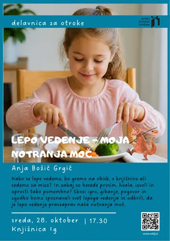 Delavnica za otroke Lepo vedenje - moja notranja moč (Anja Božič Grgič)