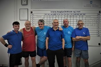 Kegljanje - Tekma med starejšim in mlajšim članov ILCO