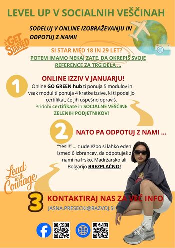 Priložnost za mlade od 18 do 29 leta v okviru Erasmus projekta