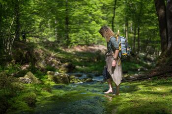 Gozdna kopel, vodena izkušnja v gozdu z Majo Šilc