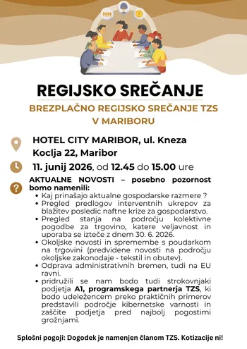 Brezplačno regijsko srečanje v Mariboru