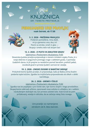 Ure pravljic v februarju