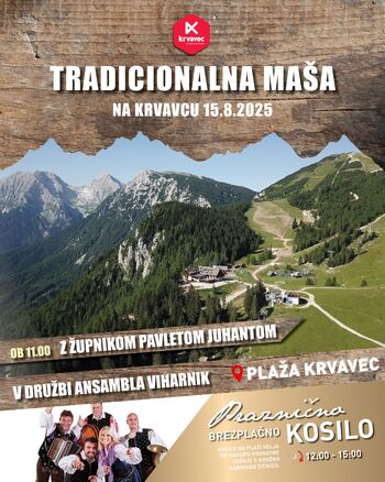 TRADICIONALNA MAŠA NA PLAŽI KRVAVEC 