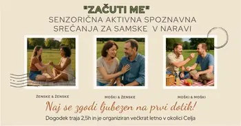 SENZORIČNO AKTIVNO SPOZNAVNO SREČANJA ZA SAMSKE MOŠKE IN ŽENSKE V NARAVI