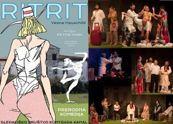 Komedija RITRIT v izvedbi Gledališkega društva Kontrada Kanal