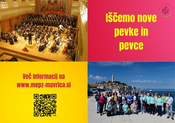 Iščemo nove pevke in pevce