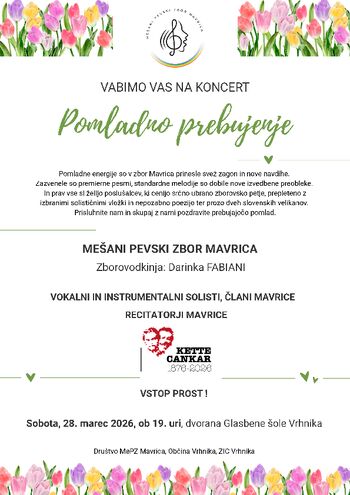 Koncert - Pomladno prebujenje