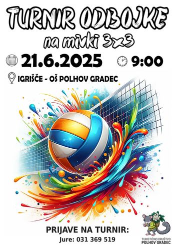 Turnir odbojke na mivki 3x3