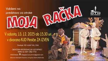 MOJA RAČKA, predstava za otroke
