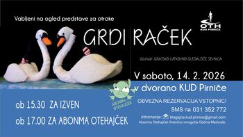 GRDI RAČEK, predstava za otroke
