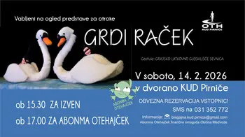 GRDI RAČEK, predstava za otroke