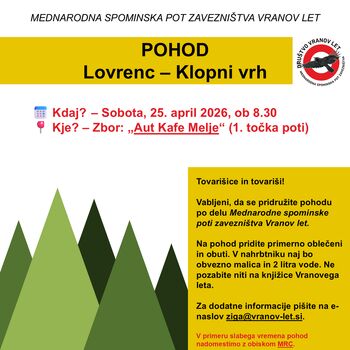 POHOD: Lovrenc – Klopni vrh