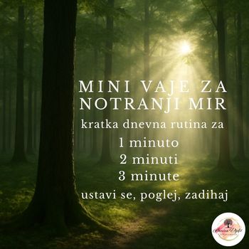 Mini vaje za notranji mir