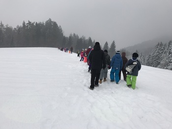 Zimski sportni dan na POŠ Tabor – pohod