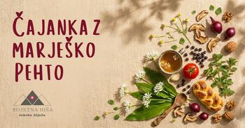 Torkova čajanka z Marješko Pehto v Rojstni hiši Jakoba Aljaža