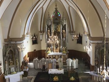 Blagoslov treh kipov Lurške Matere Božje na Razborju pod Lisco