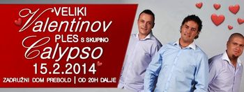 Valentinov ples s skupino Calypso