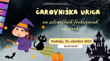 Pravljična urica na zdravilnih frekvencah v čarovniški preobleki