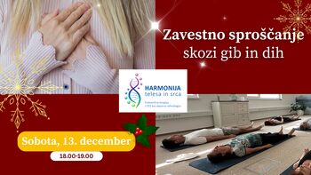 Delavnica: Zavestno sproščanje skozi gib in dih