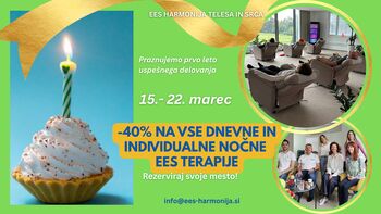 Prva obletnica uspešnega delovanja EES CENTRA HARMONIJA TELESA IN SRCA