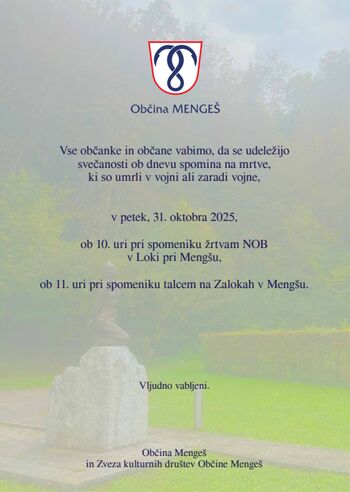 Svečanost ob dnevu spomina na mrtve