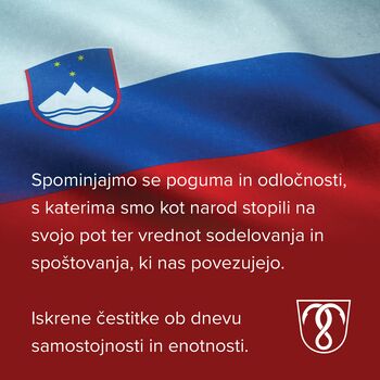 Voščilo ob prazniku samostojnosti in enotnosti