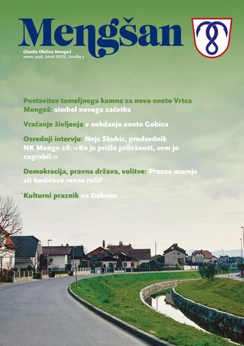 Izšla je pomladna številka glasila Mengšan! 