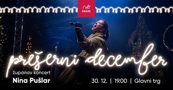 Prešerni december 2025: prihod Dedka mraza z nastopom Pike Nogavičke in koncert Nine Pušlar