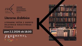 Literarne drobitice #3 z gostjo Tjašo Obal