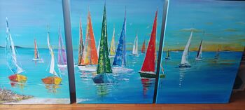 Razstava Valovanje morja in žitnih polj