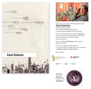 Odprtje razstave del Karla Zelenka