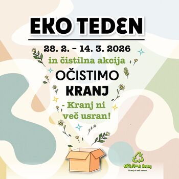 EKO teden: Očistimo Kranj - Kran' ni več usran!