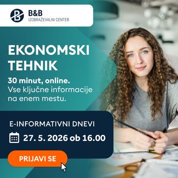 Informativni dan: Ekonomski tehnik (srednja šola)