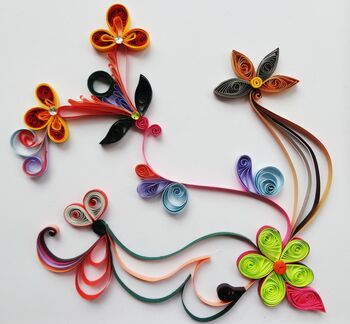 IZDELAVA NAKITA S QUILLING TEHNIKO