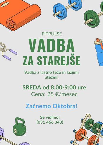 FitPulse Vadba za starejše v Vnanjih Goricah FitPulse Vadba za starejše v Vnanjih Goricah
