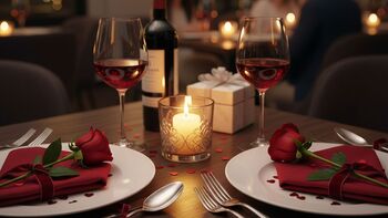 Predvalentinova večerja z Dunjo Vrhovnik