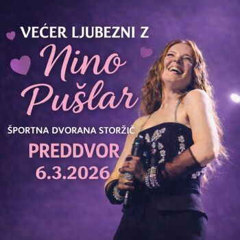 Večer ljubezni z Nino Pušlar v Preddvoru