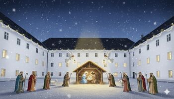 Žive jaslice miru na gradu Dvor