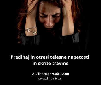 TRE DIH - otresi stres v Zdravilnici - vrhunska 3-urna delavnica