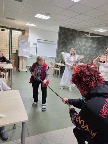 Miklavž na povabilo Lions kluba Trebnje obiskal varovance v DSO Trebnje 
