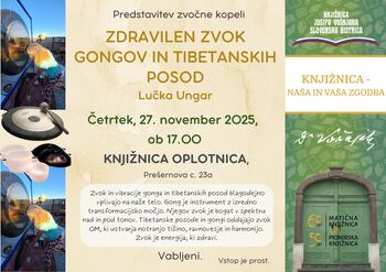 Predstavitev zvočne kopeli ZDRAVILEN ZVOK GONGOV IN TIBETANSKIH POSOD 