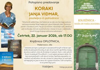 Potopisno predavanje Koraki z JANJO VIDMAR