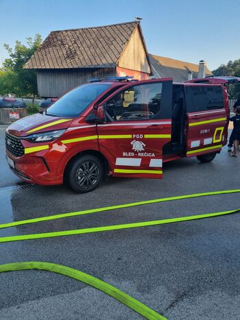 Gasilsko društvo Bled - Rečica z novo pridobitvijo