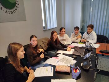 Parlamentarci OŠ Draga Bajca Vipava vodili zasedanje 36. medobčinskega otroškega parlamenta