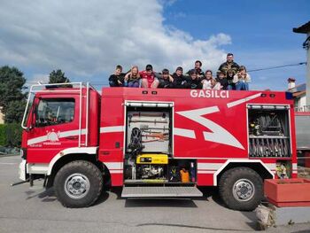 Obisk gasilcev v Podnanosu Obisk gasilcev v Podnanosu