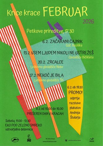 Predstave za otroke v februarju