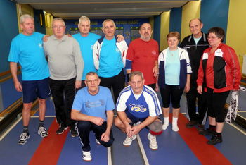 Kegljanje s kegljači DU Ravne 2. ekipa 