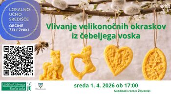 VLIVANJE VELIKONOČNIH OKRASKOV IZ ČEBELJEGA VOSKA